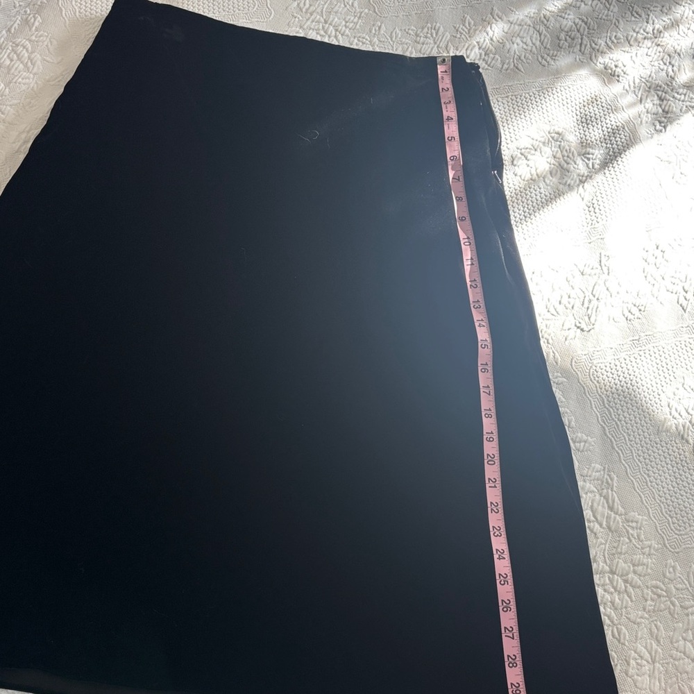 Chaps Black Pencil Skirt